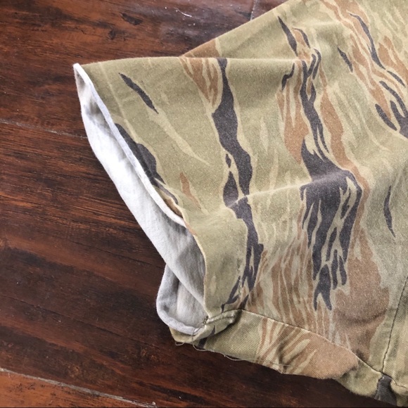 Vintage Ralph Lauren Single Stitch Cammo Shirt {M} - Picture 8 of 8